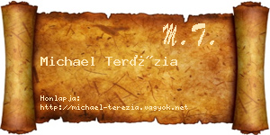 Michael Terézia névjegykártya