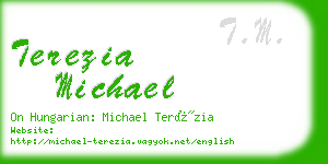 terezia michael business card